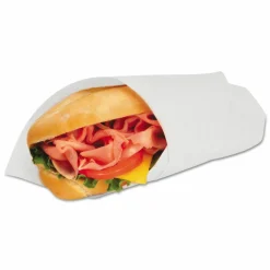 Bagcraft Grease-Resistant Paper Wraps and Liners, 12 x 12, White, 1,000/Box, 5 Boxes/Carton