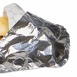 Bagcraft Honeycomb Insulated Wrap, 10-1/2" x 13", Silver, 500 Wraps Per Pack, Carton Of 4 Packs