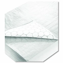 Bagcraft Honeycomb Insulated Wrap, 10-1/2" x 13", Silver, 500 Wraps Per Pack, Carton Of 4 Packs