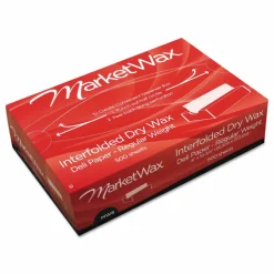 Bagcraft QF12 Interfolded Dry Wax Deli Paper, 12 x 10.75, White, 500/Box, 12 Boxes/Carton