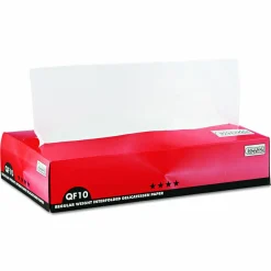 Bagcraft QF10 Interfolded Dry Wax Deli Paper, 10 x 10.25, White, 500/Box, 12 Boxes/Carton