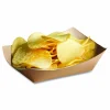 Bagcraft EcoCraft Food Trays, 2 lb Capacity, 6.5 x 1.63 x 1.63, Natural, Paper, 1,000/Carton