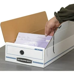 Bankers Box Liberty Corrugated Storage Boxes, 4 1/2