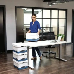 Bankers Box Hang'N'Stor Medium-Duty Storage Boxes, 15 1/2