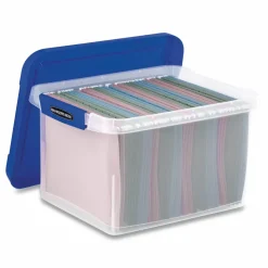 Bankers Box Heavy Duty Letter/Legal Plastic File Box