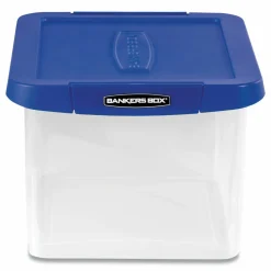 Bankers Box Heavy Duty Letter/Legal Plastic File Box