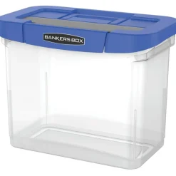 Bankers Box Heavy-Duty Portable Storage File Box, 10 3/4