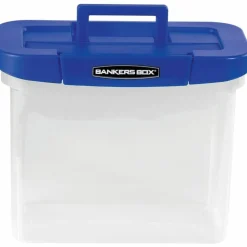 Bankers Box Heavy-Duty Portable Storage File Box, 10 3/4