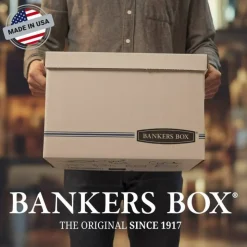 Bankers Box Liberty FastFold Heavy-Duty Storage Boxes, Legal Size, 24