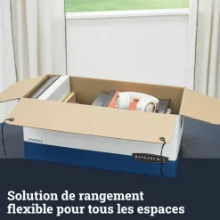Bankers Box Liberty Plus Heavy-Duty Storage Boxes , Letter Size, 24