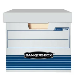 Bankers Box Presto Heavy-Duty Storage Boxes, Letter/Legal Size, 15