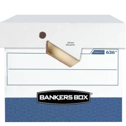 Bankers Box Presto Heavy-Duty Storage Boxes, Letter/Legal Size, 15