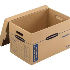 Bankers Box SmoothMove Kitchen Moving Kit with Dividers + Foam, Half Slotted Container (HSC), Medium, 12.25