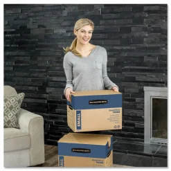 Bankers Box SmoothMove Prime Moving & Boxes, 12" x 12" x 16", Kraft, Case Of 10
