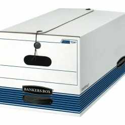 Bankers Box Stor/File FastFold Medium-Duty Storage Boxes, Letter Size, 24“D x 12