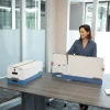 Bankers Box Stor/File Medium-Duty Storage Boxes, Legal Size, 24" x 15" x 10", White/Blue, Case Of 12 - 70504