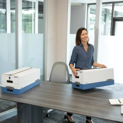 Bankers Box Stor/File Medium-Duty Storage Boxes, Legal Size, 24