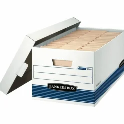 Bankers Box Stor/File Medium-Duty Storage Boxes, Letter Size, 24
