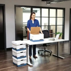 Bankers Box Stor/File Medium-Duty Storage Boxes, Letter/Legal Size, 15“ x 12