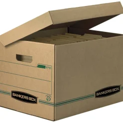 Bankers Box Systematic Standard-Duty Storage Boxes, Letter/Legal Size, 10