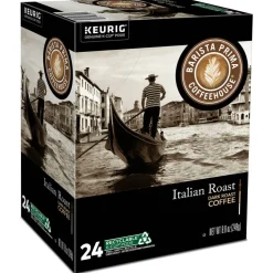 Barista Prima Coffeehouse Italian Roast Keurig Single Serve K-Cup Pods, Dark Roast, 24 Pods Per Pack, Case Of 4 Packs