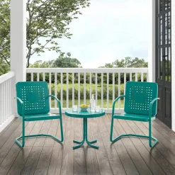 Bates 3Pc Outdoor Metal Armchair Set