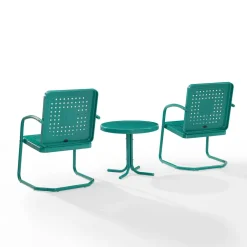 Bates 3Pc Outdoor Metal Armchair Set
