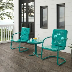 Bates 3Pc Outdoor Metal Armchair Set
