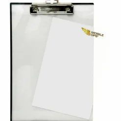 Baumgartens Double-Panel See-Thru Clipboard, 8 1/2