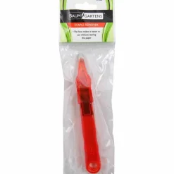 Baumgartens Translucent Slim Staple Remover - Plastic - Assorted - Compact - 1 Each