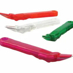 Baumgartens Translucent Slim Staple Remover - Plastic - Assorted - Compact - 1 Each