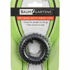 Baumgartens Wrist Coil Key Chain, Assorted Colors