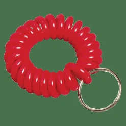 Baumgartens Wrist Coil Key Chain, Assorted Colors