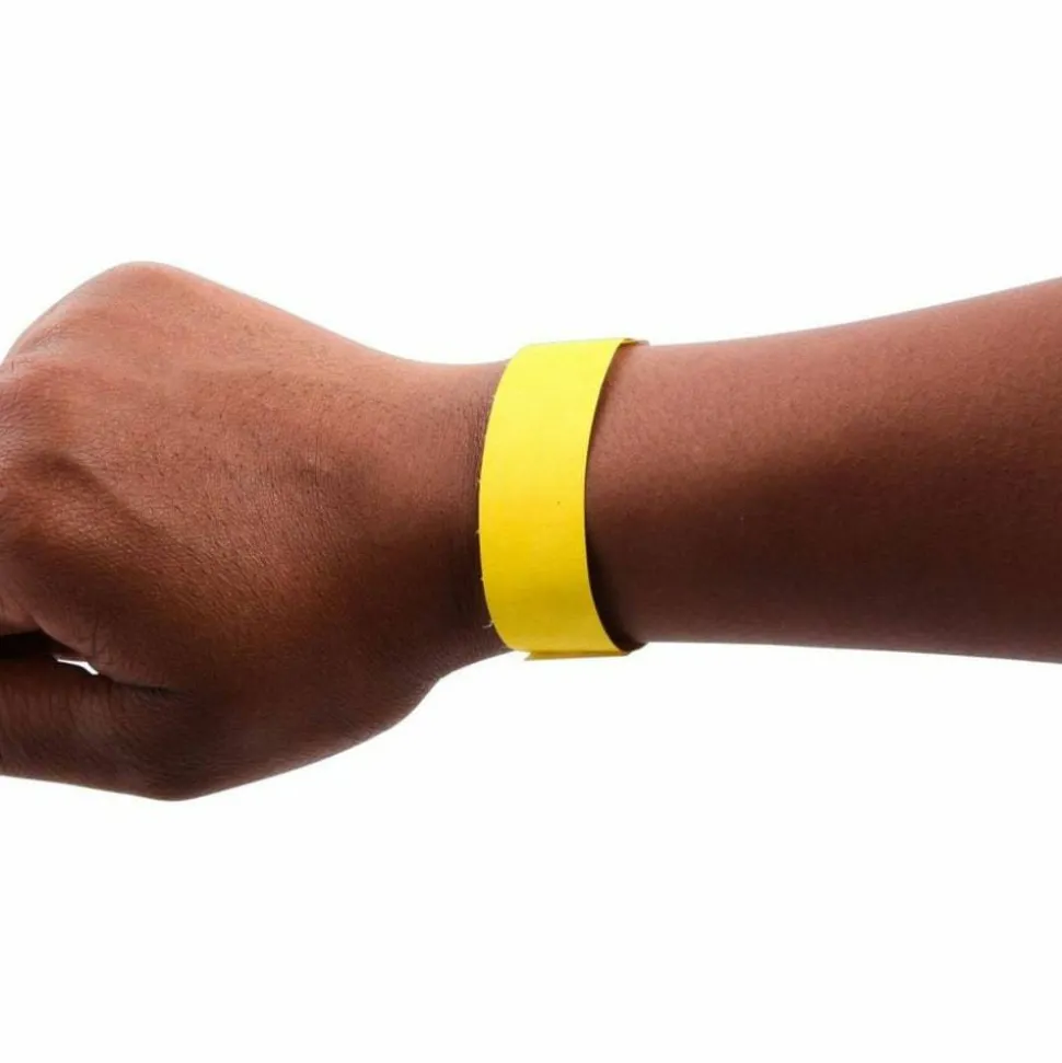 Baumgartens Wrist Passes, Yellow, Pack Of 100