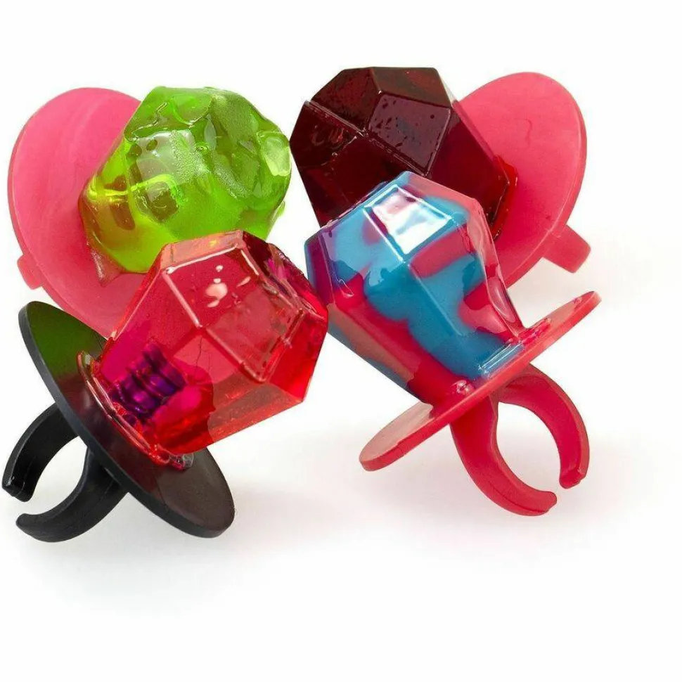 Bazooka Ring Pop Lollipops, Assorted Flavors, 0.5 oz, 40 Piece Tub