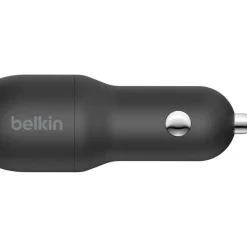 Belkin BoostCharge Dual USB-A Car Charger 24W + USB-A to USB-C Cable