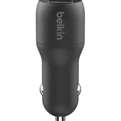 Belkin BoostCharge Dual USB-A Car Charger 24W + USB-A to USB-C Cable