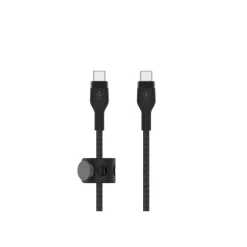 Belkin BoostCharge Pro Flex Braided USB-C To USB-C Charger Cable, 2M/6.6FT, Black