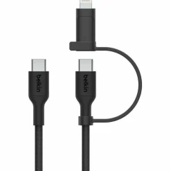 Belkin BoostCharge Pro 2-in-1 Cable with USB-C and Lightning Connector