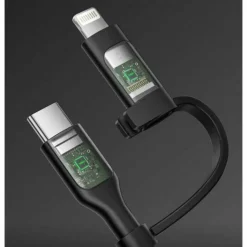 Belkin BoostCharge Pro 2-in-1 Cable with USB-C and Lightning Connector