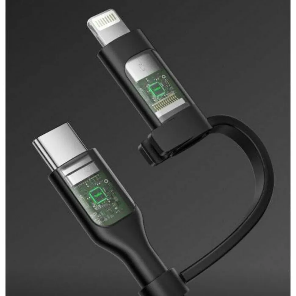 Belkin BoostCharge Pro 2-in-1 Cable with USB-C and Lightning Connector