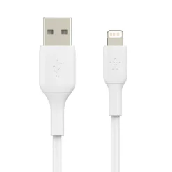 Belkin BoostCharge USB-A To Lightning PVC Cable 2-Pack, 1M/ 3.3 FT, White