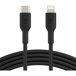 Belkin BoostCharge USB-C to Lightning Cable (1 meter / 3.3 foot, Black)