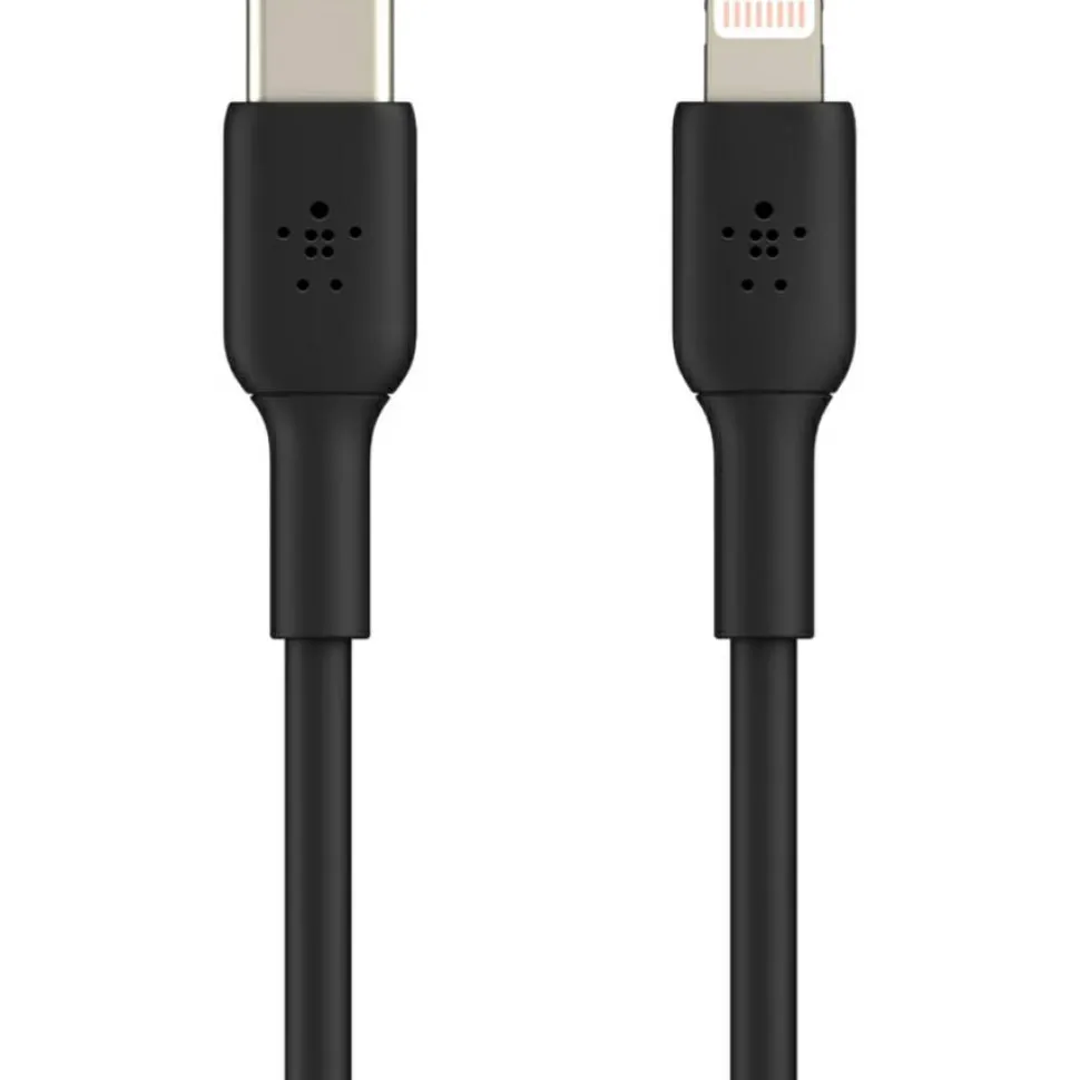 Belkin BoostCharge USB-C to Lightning Cable (1 meter / 3.3 foot, Black)