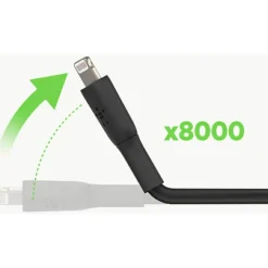 Belkin BoostCharge USB-C to Lightning Cable (1 meter / 3.3 foot, Black)