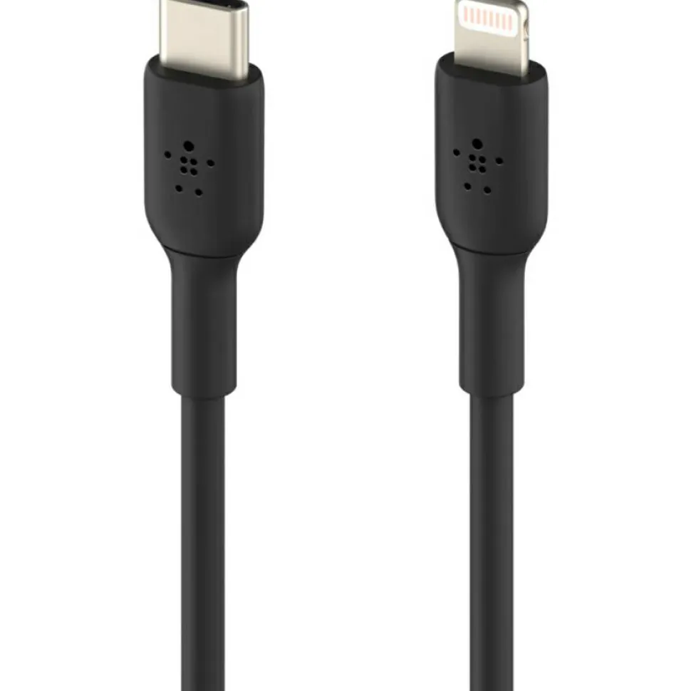 Belkin BoostCharge USB-C to Lightning Cable (1 meter / 3.3 foot, Black)