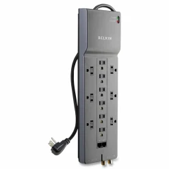 Belkin Home/Office Series Surge Protector, 12 Outlets, 10' Cord, 3996 Joules, Phone/Ethernet/Coaxial Protection