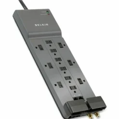 Belkin Home/Office Series Surge Protector, 12 Outlets, 10' Cord, 3996 Joules, Phone/Ethernet/Coaxial Protection