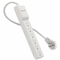 Belkin 6 Outlet Home and Office Power Strip Surge Protector with 4ft Power Cord - 720 Joules - 1875 Watts