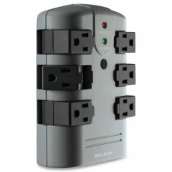 Belkin 6 Outlet Pivot Plug Surge Protector - Wall Mounted - 1080 Joules